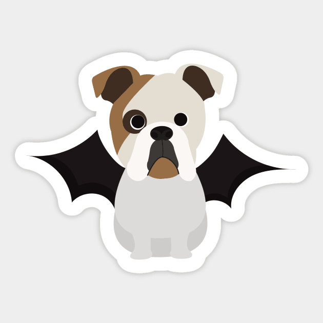 English Bulldog Halloween Fancy Dress Costume Sticker by DoggyStyles